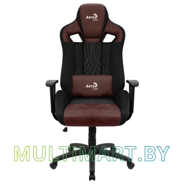 Кресло компьютерное AeroCool Earl Burgundy Red (черный/красный)